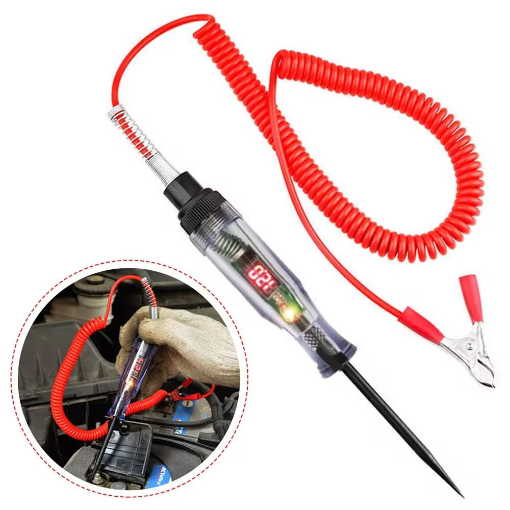 Circuit Test Pencil - 3-120V Auto-LKW-Spannungsprüfer, Auto-Diagnose-Sonde, Teststift, Glühbirne, elektrischer