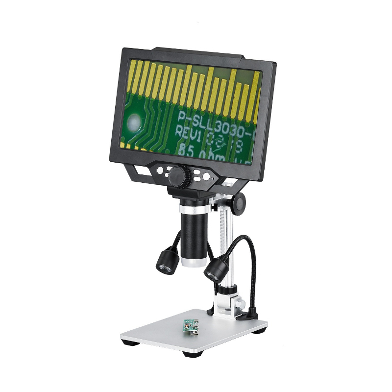 Electronics Repair In Usa - Tragbares LCD-Digitalmikroskop 50-1600X 12MP mit Metallständer