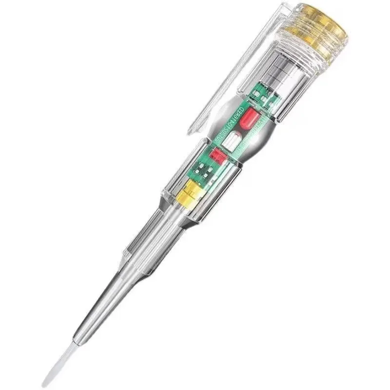 Circuit Test Pencil - 2 Stück Spannungsprüfer-Stift Schraubendreher-Sonde mit Licht
