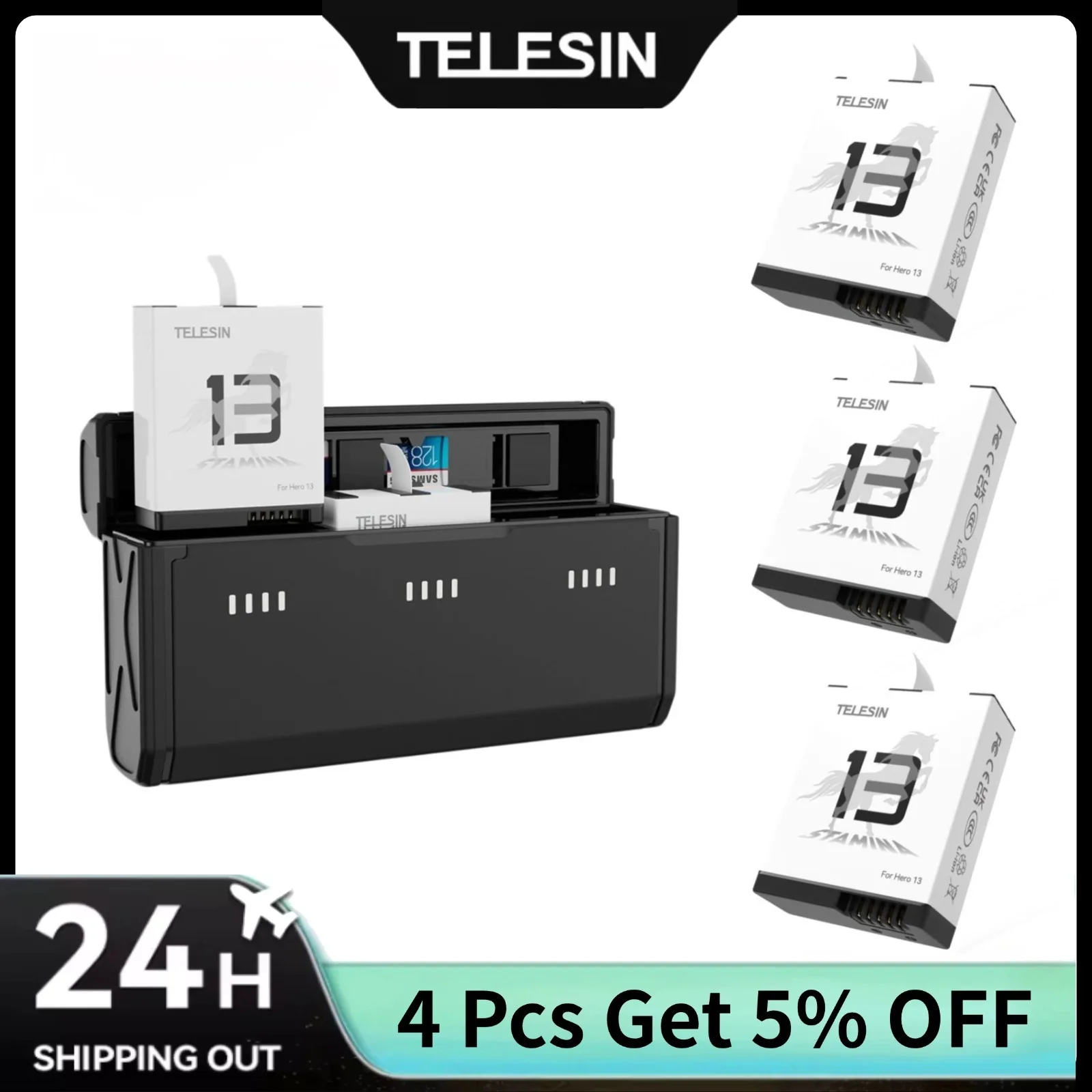 TELESIN Tragbare Schnellladebo – Gopro Action Camera Hero 11 Black Bewertung und Preis