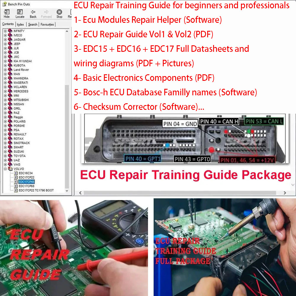 ECU Repair Training Guide ECU  – Electronics Repair Guide Bewertung und Preis