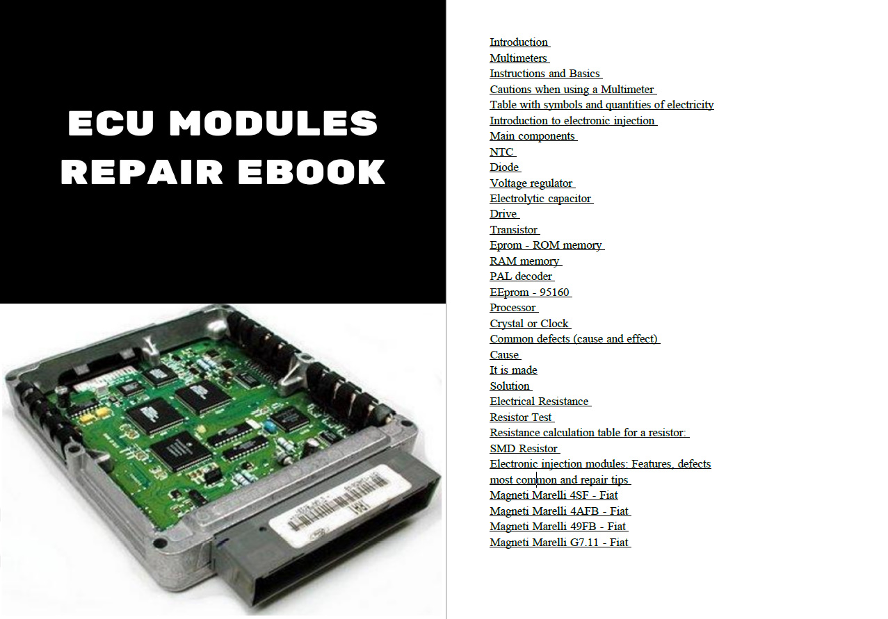 5-teilige ECU-Reparatur-Handbü – Electronics Repair Guide Bewertung und Preis