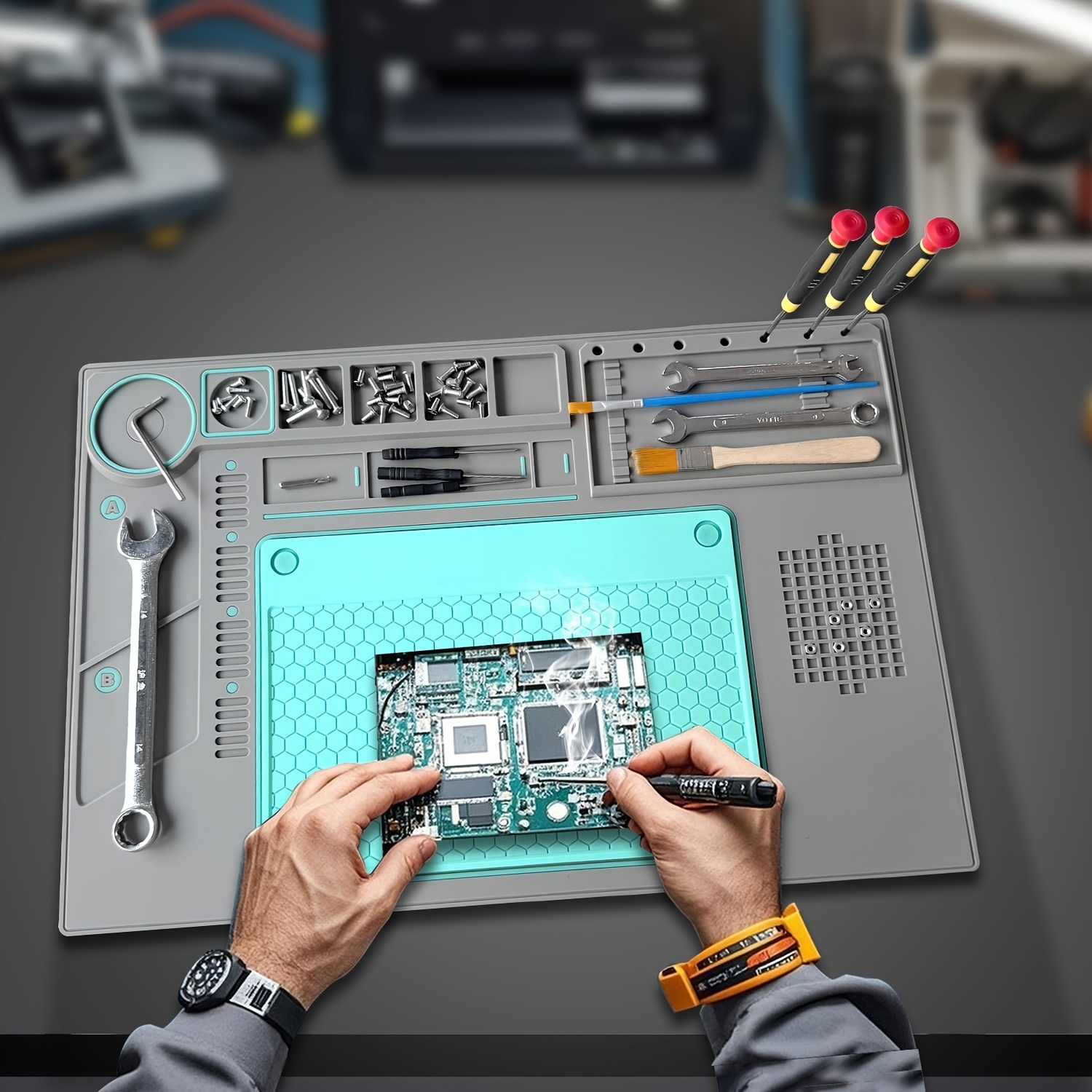 Hitzebeständige Lötmatte, Isol – Electronics Repair Business Bewertung und Preis