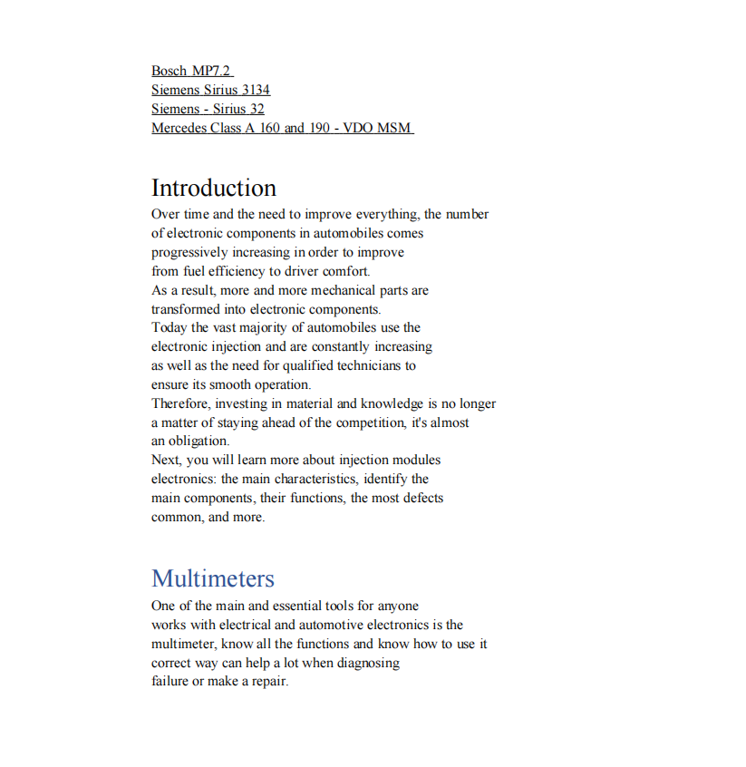 E-Book zur Reparatur von ECU-M – Electronics Repair Guide Bewertung und Preis